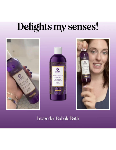 Baño de Burbujas de Lavanda Maple Holistics 236.6 ml - Hidratante