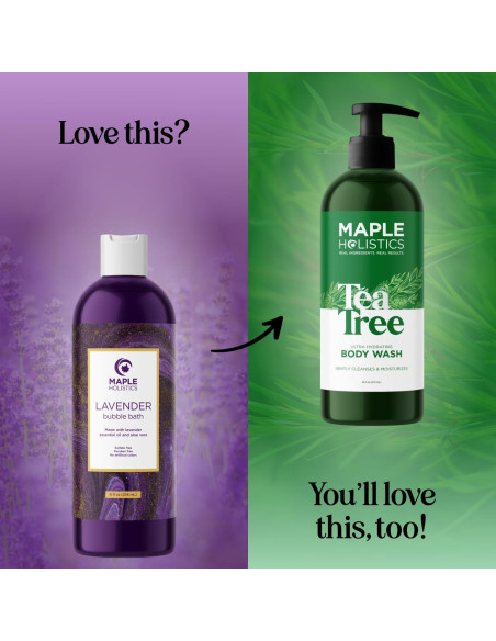 Baño de Burbujas de Lavanda Maple Holistics 236.6 ml - Hidratante