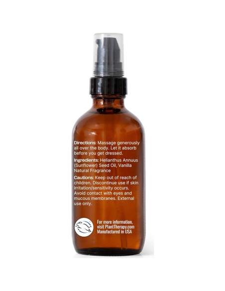 Aceite Corporal Vainilla Plant Therapy 118 ml Hidratante