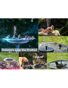 Bomba de Fuente Solar Solatec 1.4W para Jardín y Estanque 2