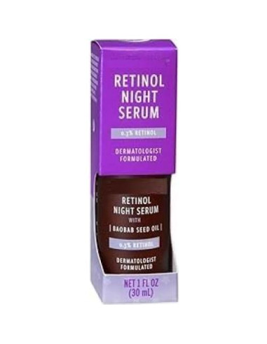 Suero Nocturno de Retinol Tjs con Aceite de Baobab 30ml