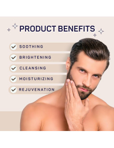 Kit de Cuidado de Piel SpaLife para Hombres - 7 Piezas Sándalo 2