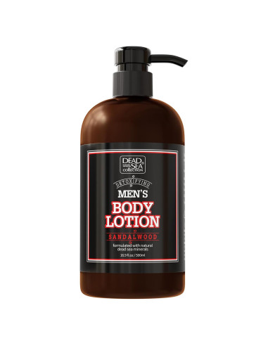 Loción Corporal Hidratante para Hombres Sándalo 500 ml - Mar Muerto