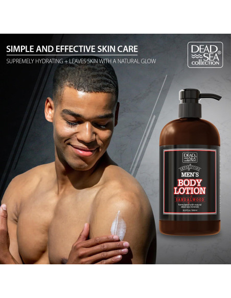 Loción Corporal Hidratante para Hombres Sándalo 500 ml - Mar Muerto Loción Corporal Hidratante para Hombres Sándalo 500 ml - Mar Muerto