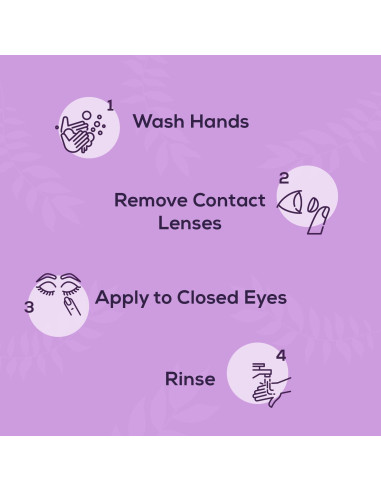 Limpiador Espumoso de Párpados NOVEHA 100ml con Lavanda y Árbol de Té