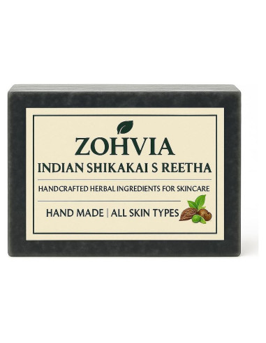 Jabón Herbal Ayurvédico Zohvia 125g con Shikakai y Amla