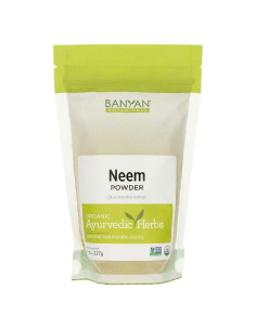 Polvo de Neem Orgánico Banyan Botanicals 226.8 g - Purificante