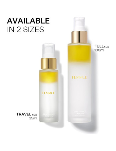 Bruma Hidratante Facial Dual Camelia FEMMUE 33.4 ml Viaje