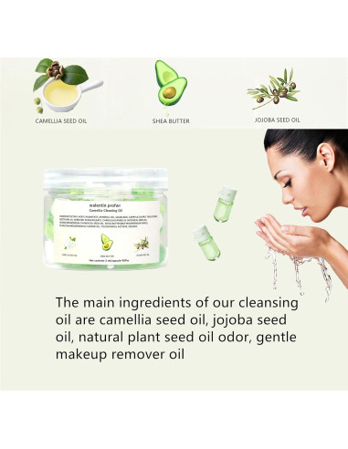 Aceite Limpiador Facial Feiworui 30 Piezas 2ml Hidratante