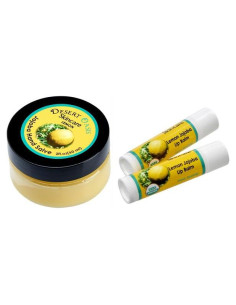 Ungüento de Limón y 2 Balsamos Labiales Jojoba Desert Oasis