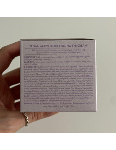 Crema de Ojos Vegana Reafirmante Leegeehaam 32g con Aplicador