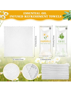 Toallitas Húmedas Aromatizadas Timgle 50 Pcs Algodón 22x22cm 2