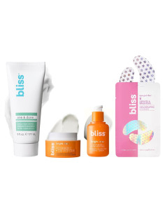 Kit de Cuidado de Piel Bliss para Millennials Mayores - Limpiador, Mascarillas, Suero y Hidratante