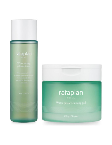 Tónico Calmante y Almohadillas de Perejil de Agua RATAPLAN
