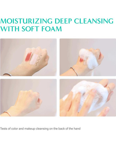 Limpiador y Crema Hidratante Donghae para Piel Sensible