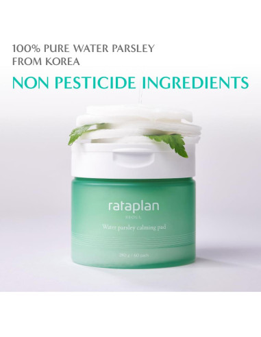 Tónico Calmante y Almohadillas de Perejil de Agua RATAPLAN