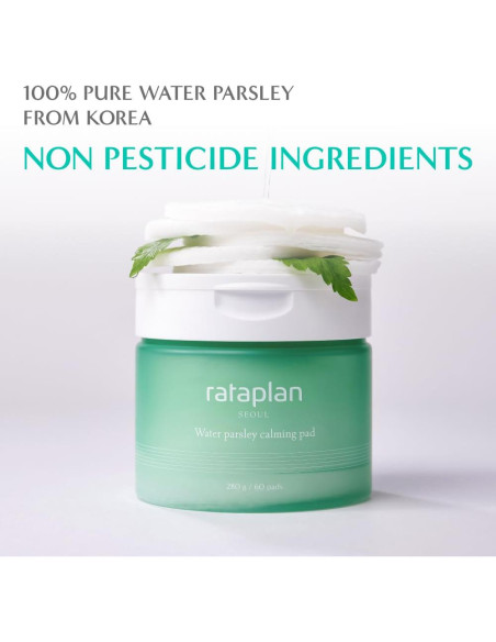 Tónico Calmante y Almohadillas de Perejil de Agua RATAPLAN