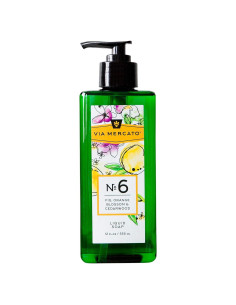 Jabón Líquido Via Mercato 355 ml - Higo, Flor de Naranjo, Cedro