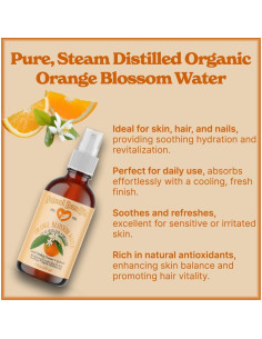 Agua de Flor de Naranjo 118ml Natural Born Oils 2