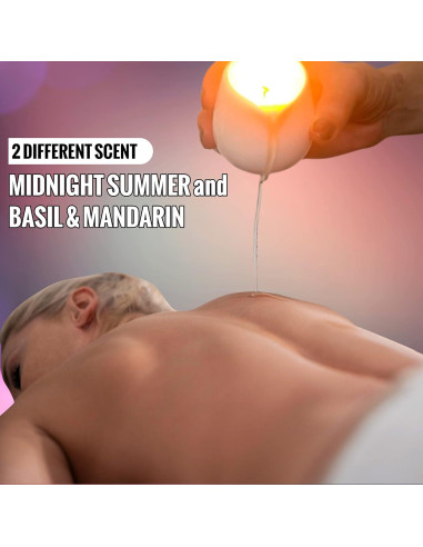 Bálsamo Corporal Vela Aromática Lumier Albahaca y Mandarina