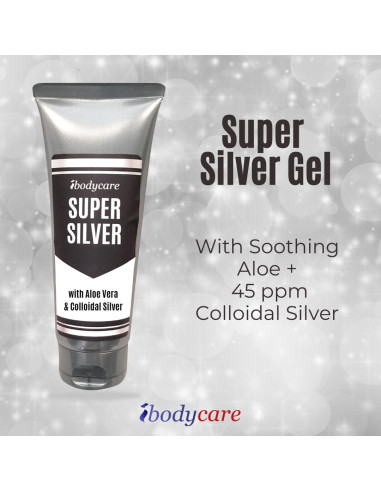 Gel de Plata Coloidal ibodycare 45 PPM 113 g - Hidratante Piel