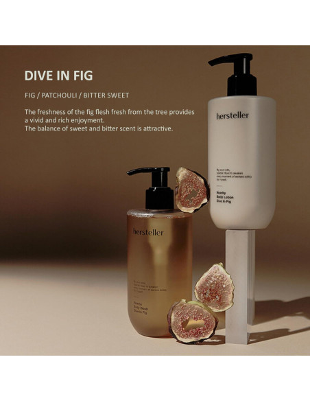 Gel de Ducha Vegano Hersteller 300ml Aroma Higo Hidratante Gel de Ducha Vegano Hersteller 300ml Aroma Higo Hidratante