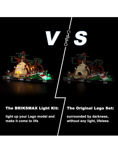 Kit de Iluminación LED BRIKSMAX para LEGO 75330 Dagobah