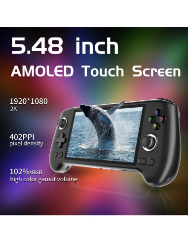 Consola de Juegos Portátil Doriteney RG556 5.48" AMOLED 8GB