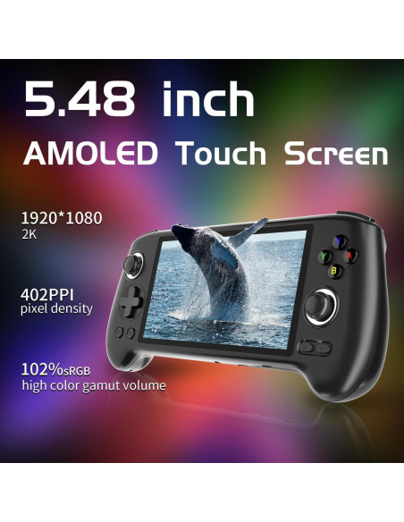 Consola de Juegos Portátil Doriteney RG556 5.48" AMOLED 8GB