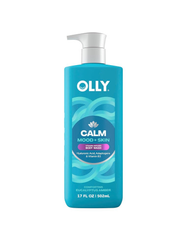 OLLY Gel de Ducha Calmante 482.8g - Hidratante con Ácido Hialurónico
