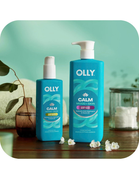 OLLY Gel de Ducha Calmante 482.8g - Hidratante con Ácido Hialurónico OLLY Gel de Ducha Calmante 482.8g - Hidratante con Ácido Hialurónico