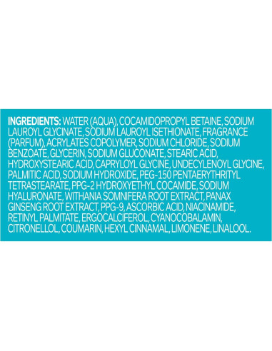 OLLY Gel de Ducha Calmante 482.8g - Hidratante con Ácido Hialurónico