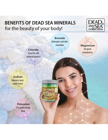 Exfoliante Corporal Eucalipto Colección del Mar Muerto 660g