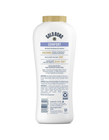 Polvo Corporal Gold Bond Ultimate Comfort Aloe 283 g