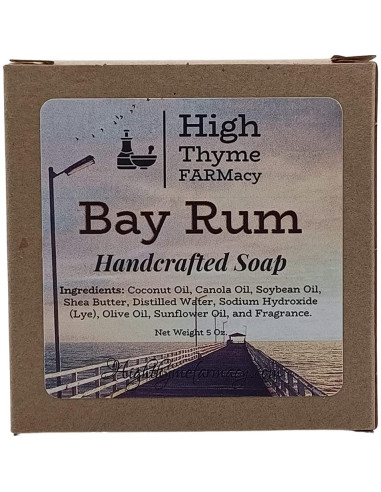 Jabón de Bay Rum High Thyme FARMacy 142g Hidratante