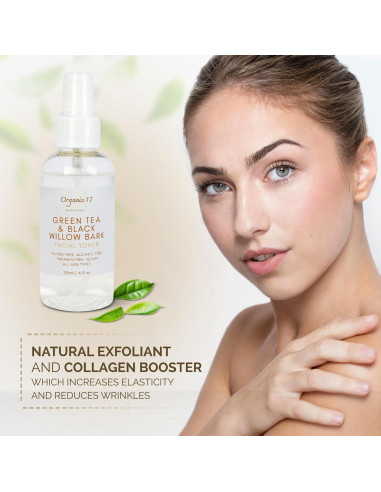 Spray Tonificante Hidratante 120ml 01 Organic - Té Verde