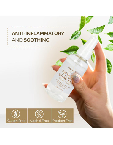 Spray Tonificante Hidratante 120ml 01 Organic - Té Verde