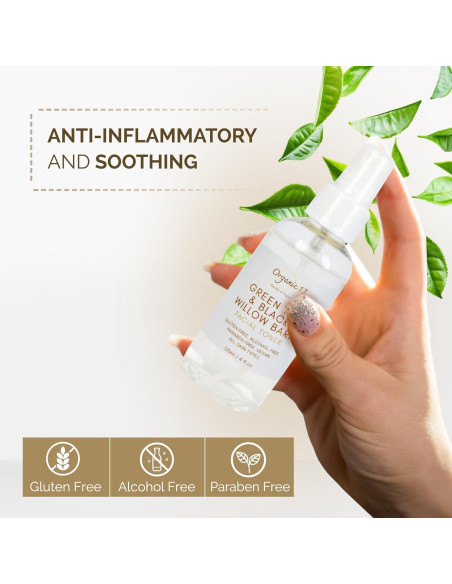 Spray Tonificante Hidratante 120ml 01 Organic - Té Verde