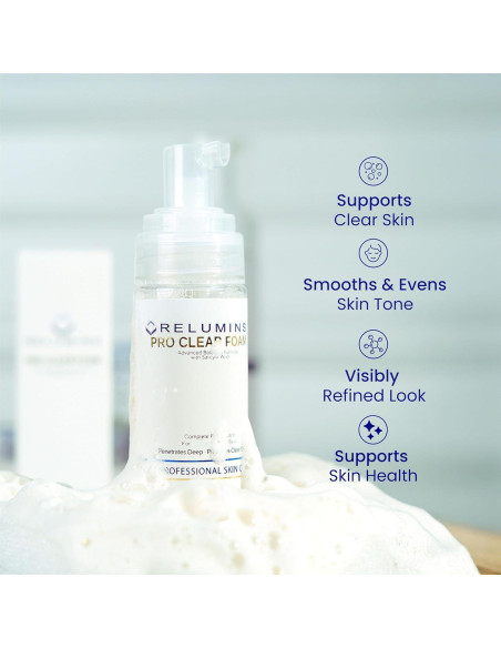 Relumins Pro Clear Foaming Wash 120ml - Limpieza Profunda Natural
