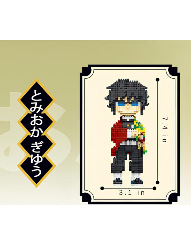 Set de Construcción Giyuu Tomioka MACTANO 16.99 cm Anime