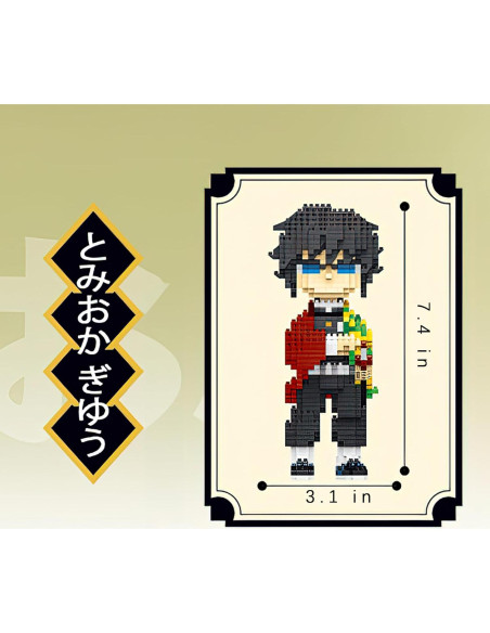 Set de Construcción Giyuu Tomioka MACTANO 16.99 cm Anime