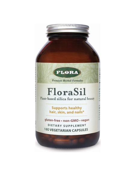 Suplemento de Sílice FloraSil - 180 Cápsulas Veganas - Belleza Natural Suplemento de Sílice FloraSil - 180 Cápsulas Veganas - Belleza Natural