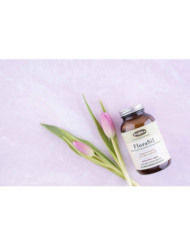 Suplemento de Sílice FloraSil - 180 Cápsulas Veganas - Belleza Natural