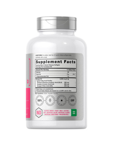 Cápsulas de Aceite de Borraja Horbach 2000 mg - 120 Gelatinas