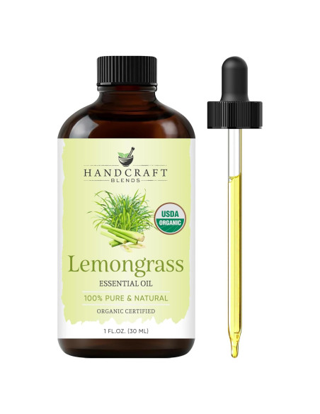 Aceite Esencial de Hierba Limón Orgánico Handcraft Blends 30 ml Aceite Esencial de Hierba Limón Orgánico Handcraft Blends 30 ml