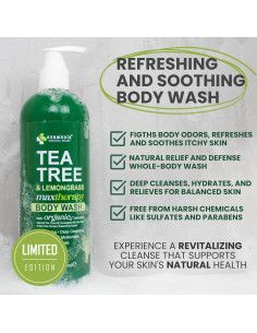 Jabón Corporal MaxTherapy 473ml x2 - Árbol de Té y Hierba Limón 2