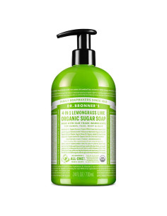 Jabón Orgánico Dr. Bronner's 24 Oz Hierba Limón - Vegano