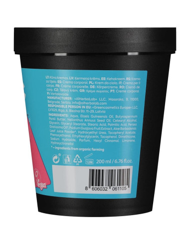 Crema Corporal Hidratante AlHebro Lab 200ml Aguacate Guayaba Aloe