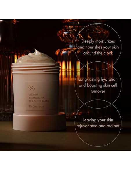 Mascarilla de Noche Vegana Dr.Ceuracle con Kombucha 100g