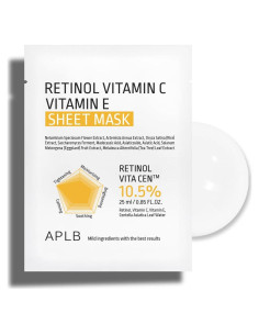 Mascarilla de Tela APLB Retinol Vitamina C E 10pcs 10.5%